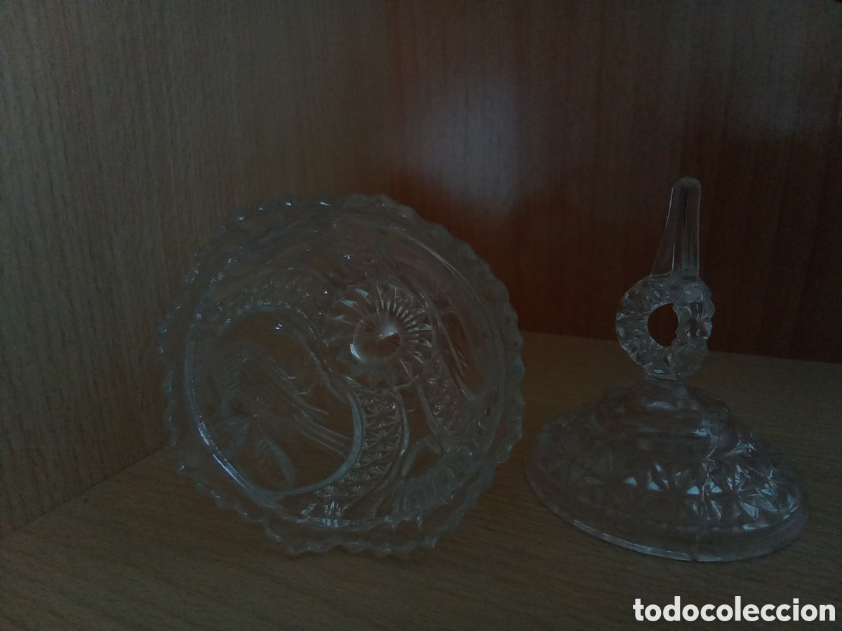 Antig&uuml;edades: Cuenco cristal tallado - Foto 4