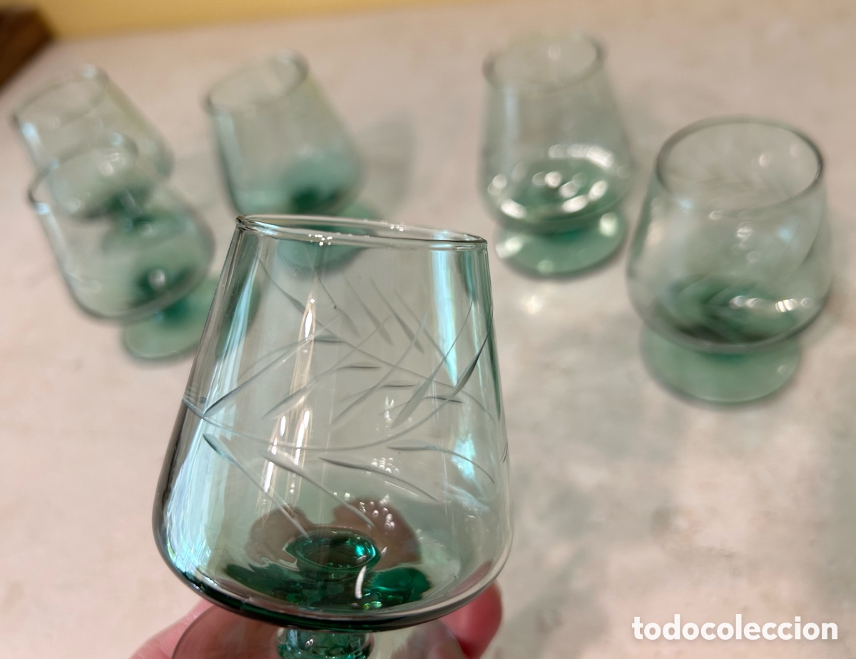 Antig&uuml;edades: 6 COPAS DE CO&Ntilde;AC/BRANDY VINTAGE - Foto 5