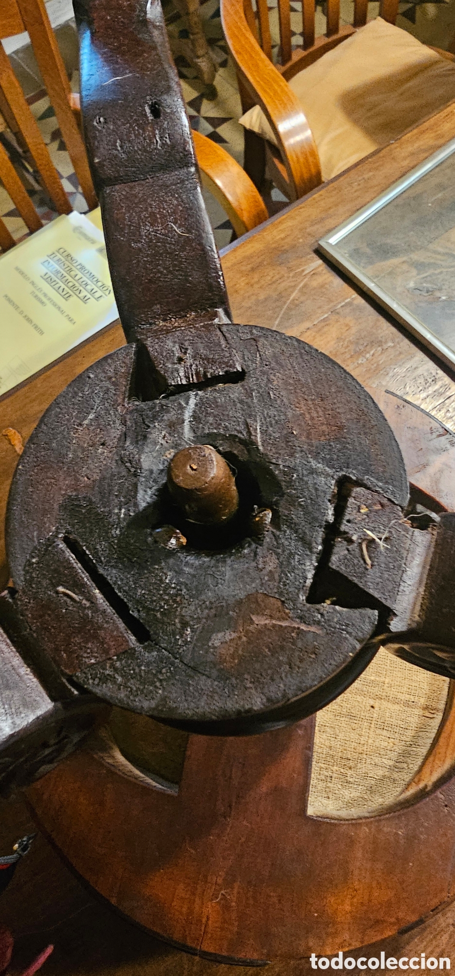 Antig&uuml;edades: TABURETE DE PIANO S XVIII - Foto 3
