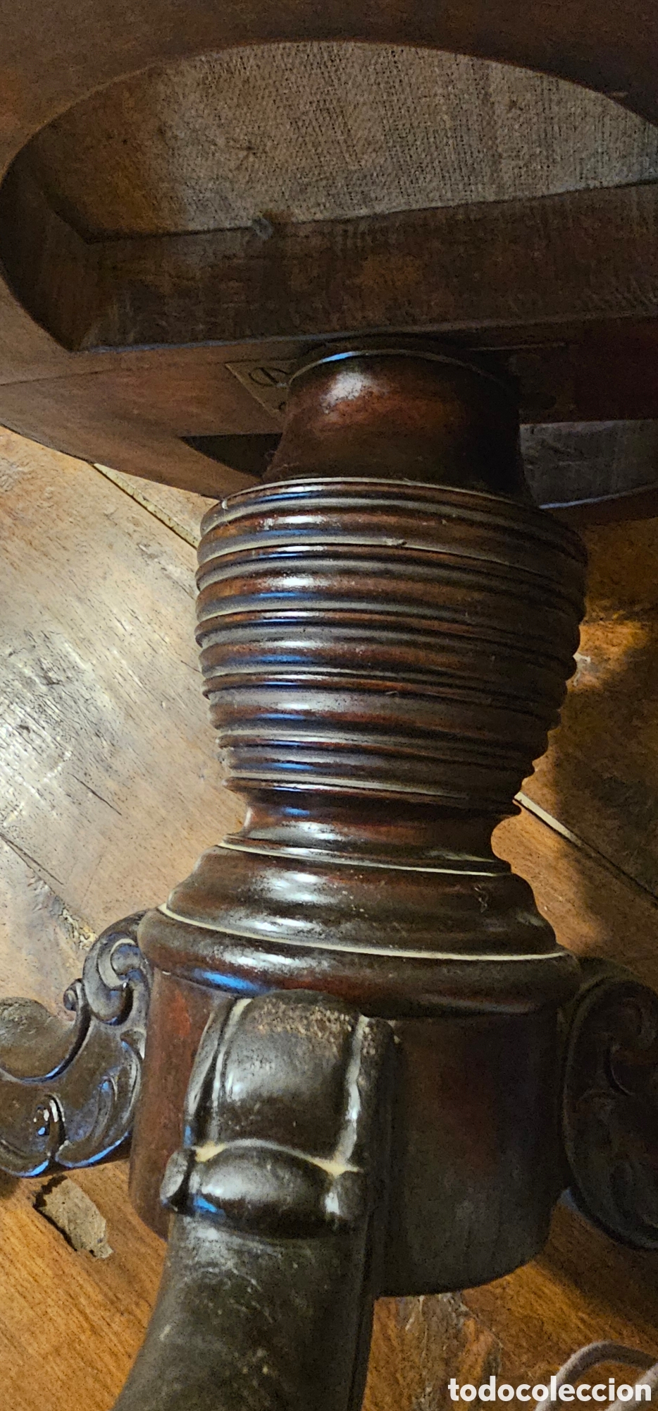 Antig&uuml;edades: TABURETE DE PIANO S XVIII - Foto 5