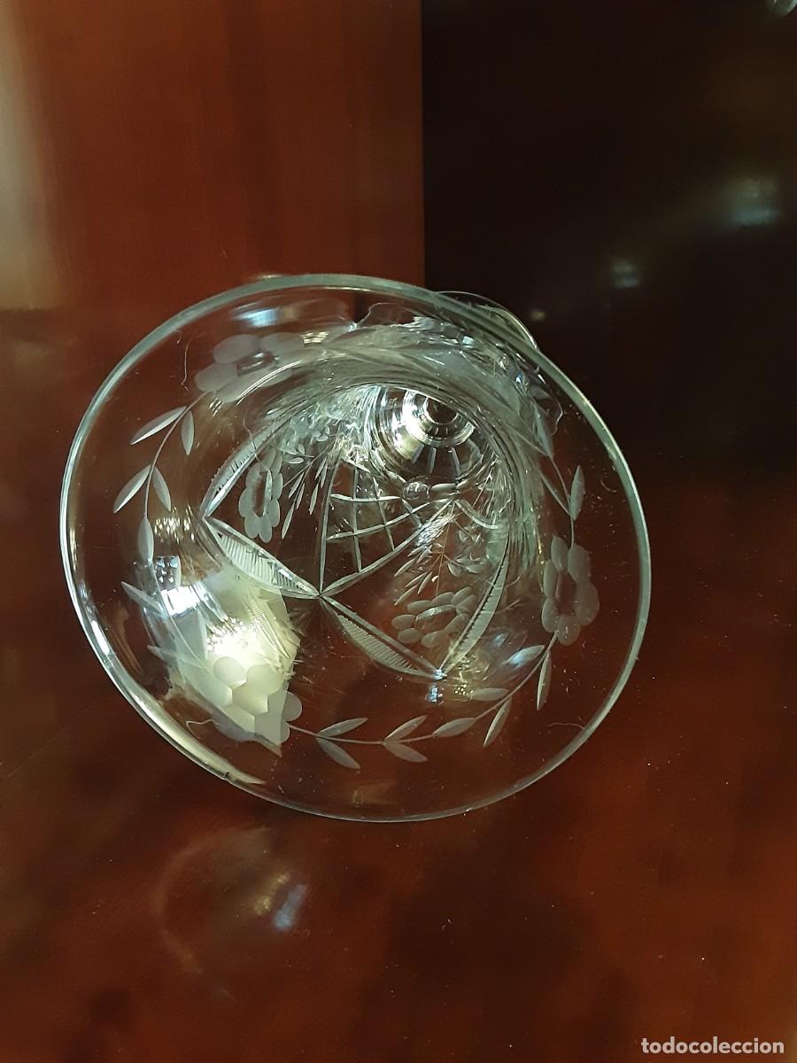 Antig&uuml;edades: Antiguo Jarr&oacute;n de cristal tallado. - Foto 2
