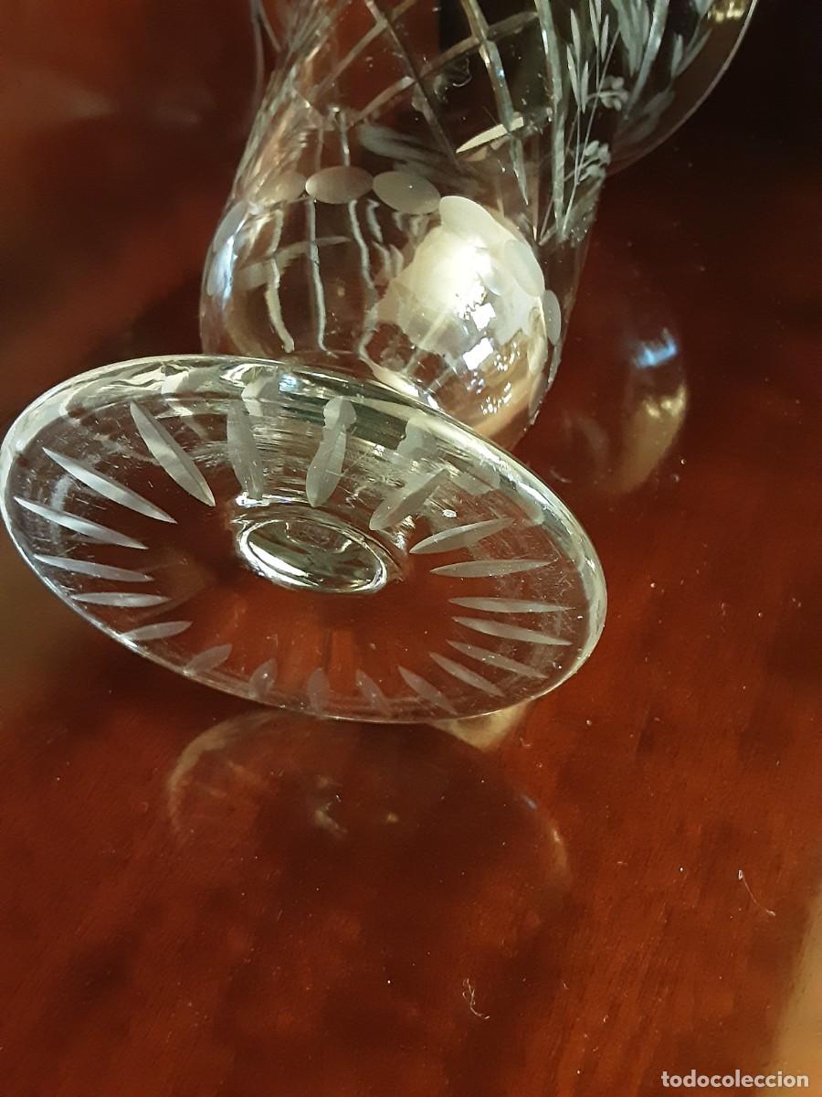 Antig&uuml;edades: Antiguo Jarr&oacute;n de cristal tallado. - Foto 3