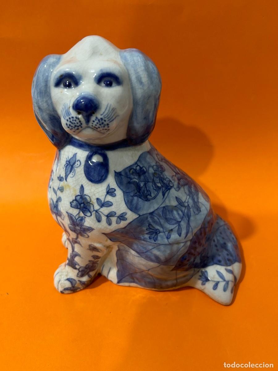 Antig&uuml;edades: BONITO PERRO DE PORCELANA CHINA - Foto 1