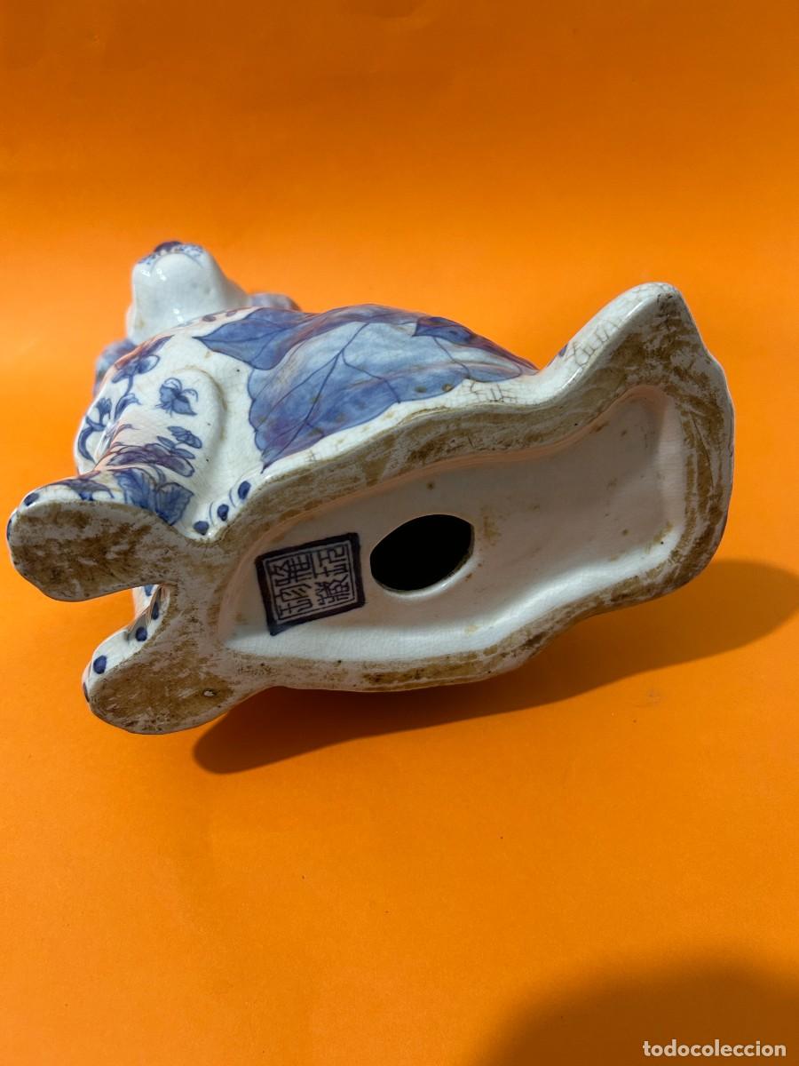 Antig&uuml;edades: BONITO PERRO DE PORCELANA CHINA - Foto 6