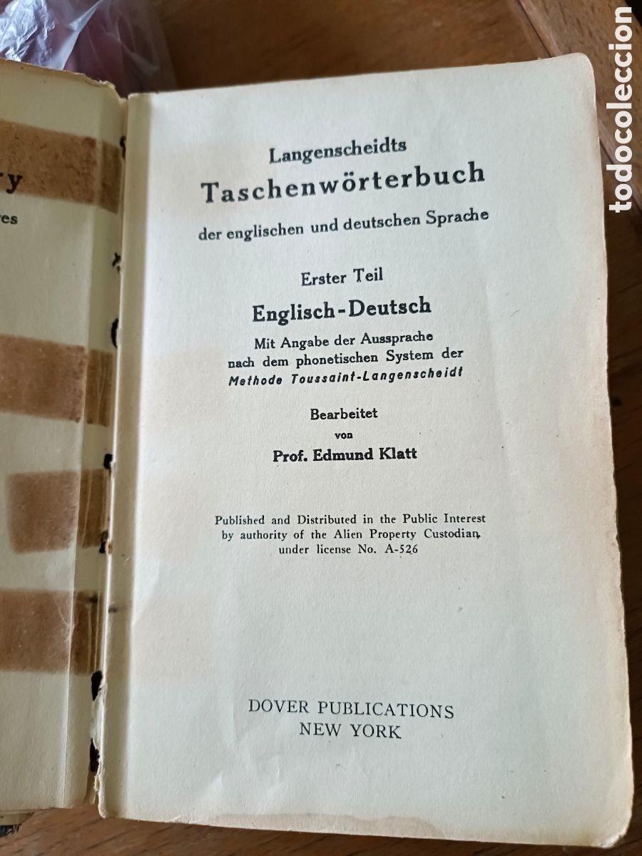 Antig&uuml;edades: Diccionario antig&uuml;edad Langenscheids - Foto 12