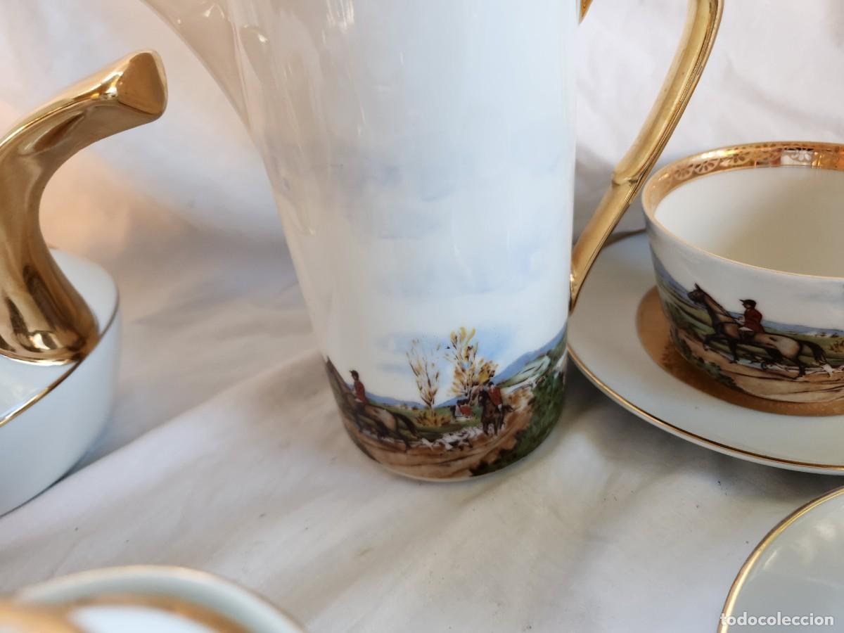 Antig&uuml;edades: Juego de chocolate y desayuno de limoges - Foto 5