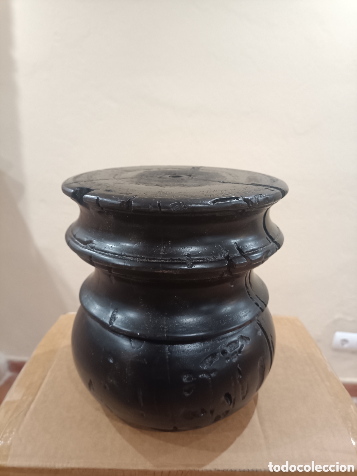 Antig&uuml;edades: Peana torneada - Foto 3