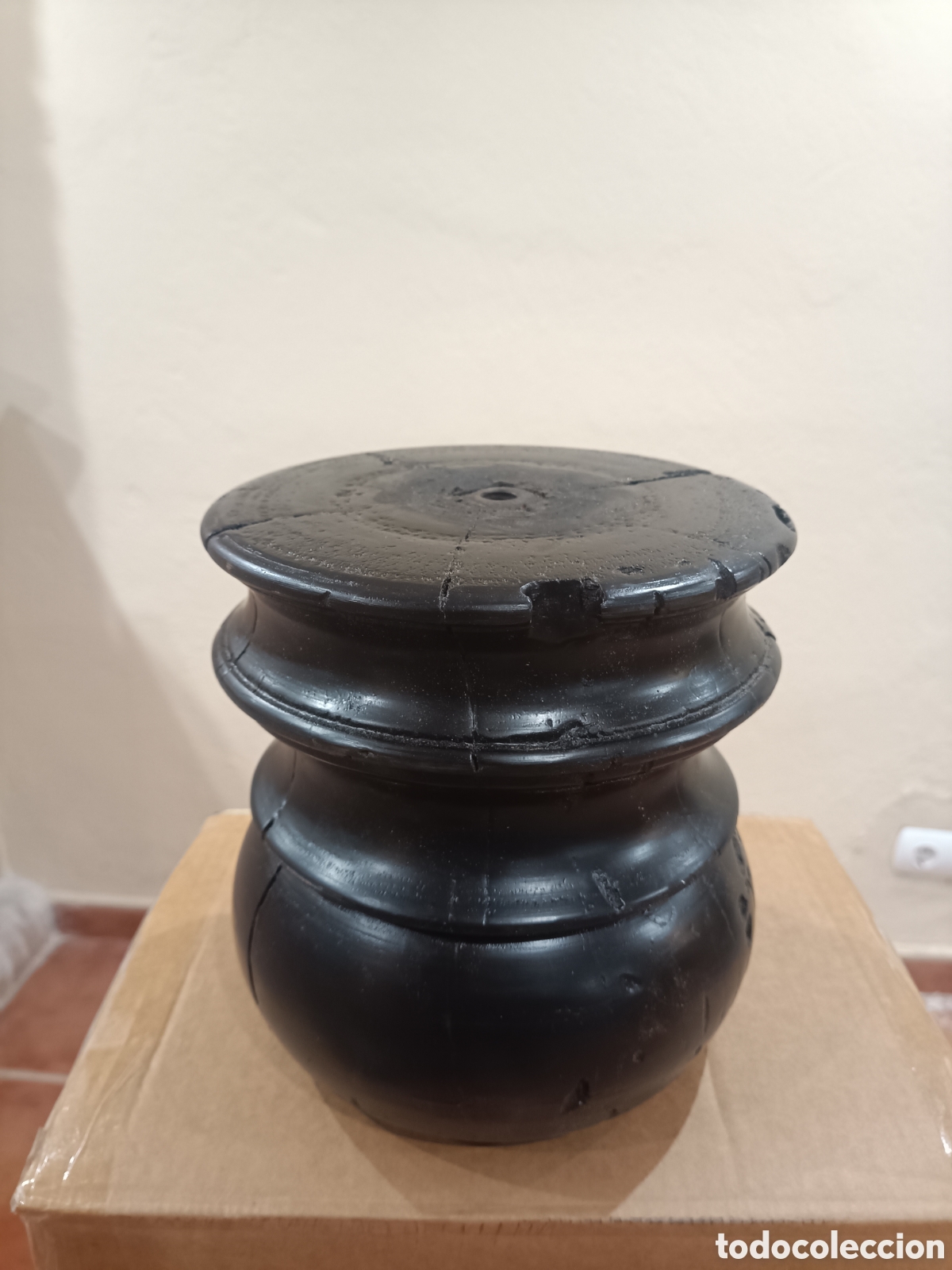 Antig&uuml;edades: Peana torneada - Foto 4