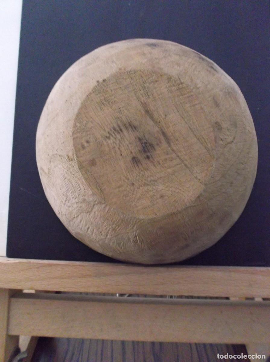 Antig&uuml;edades: CUENCO DE MADERA - SIN USAR - Foto 2