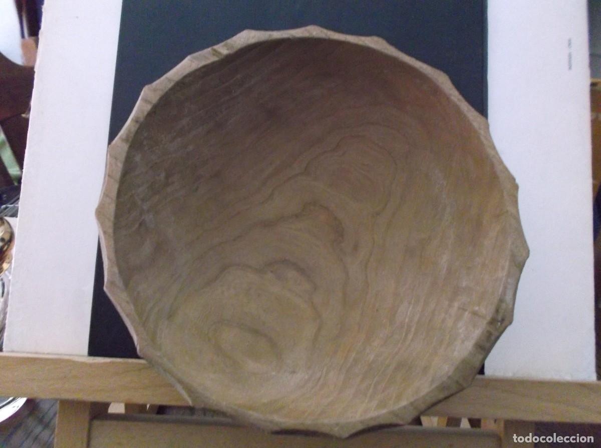 Antig&uuml;edades: CUENCO DE MADERA - SIN USAR - Foto 1