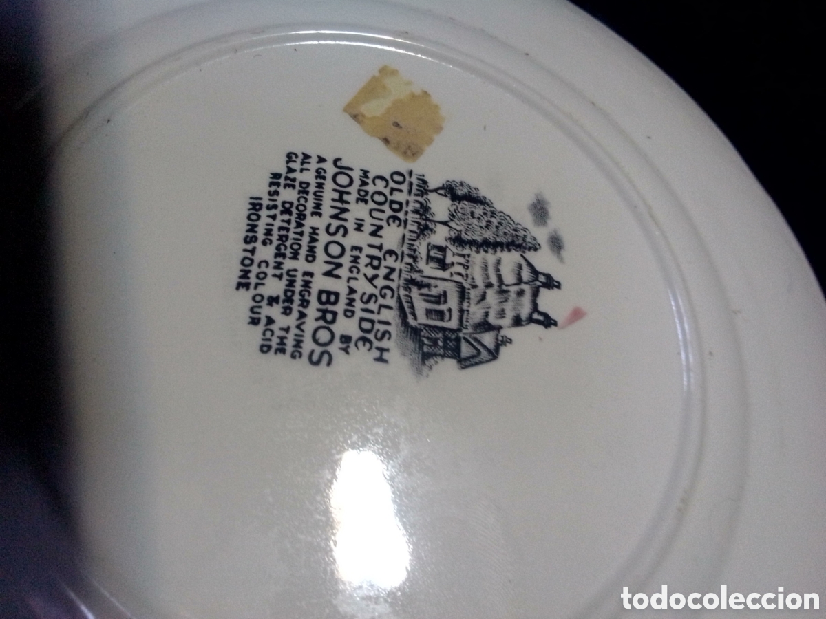 Antig&uuml;edades: Par de platos de los Brothers Johnson. - Foto 5