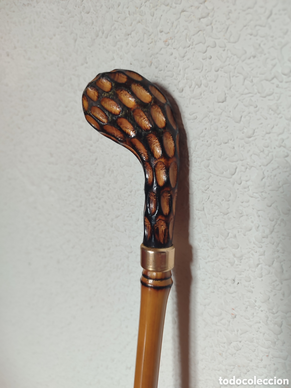 Antig&uuml;edades: Bast&oacute;n de madera - Foto 2