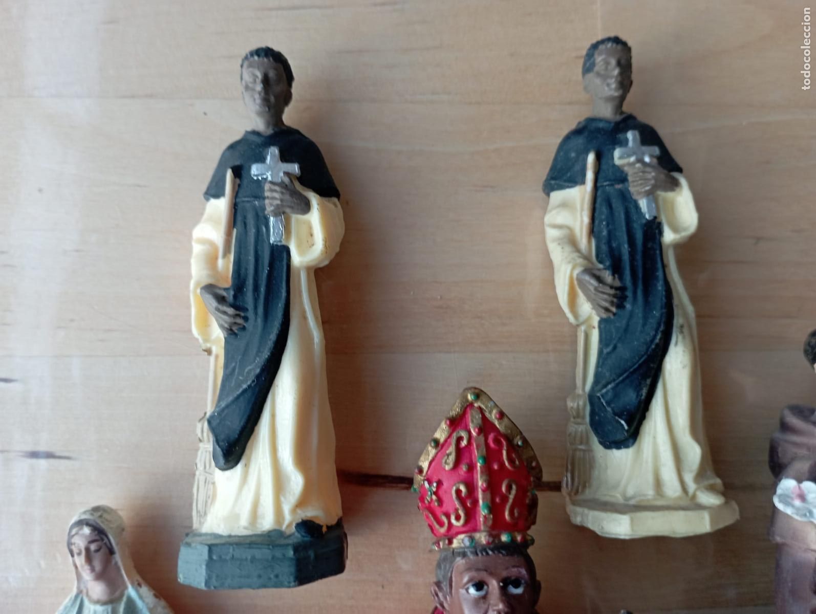 Antig&uuml;edades: LOTE DE FIGURAS RELIGIOSAS. - Foto 3