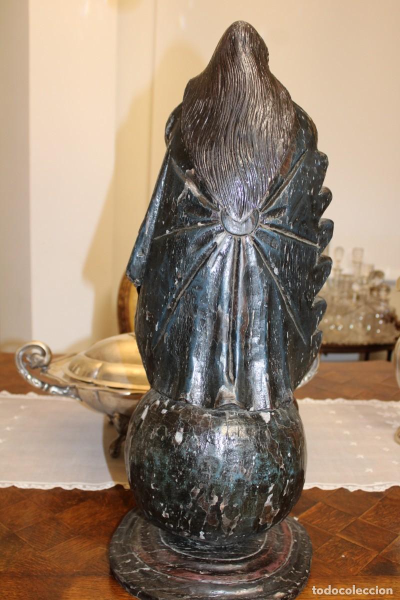 Antig&uuml;edades: TALLA DE LA VIRGEN,SIGLO XIX - Foto 4
