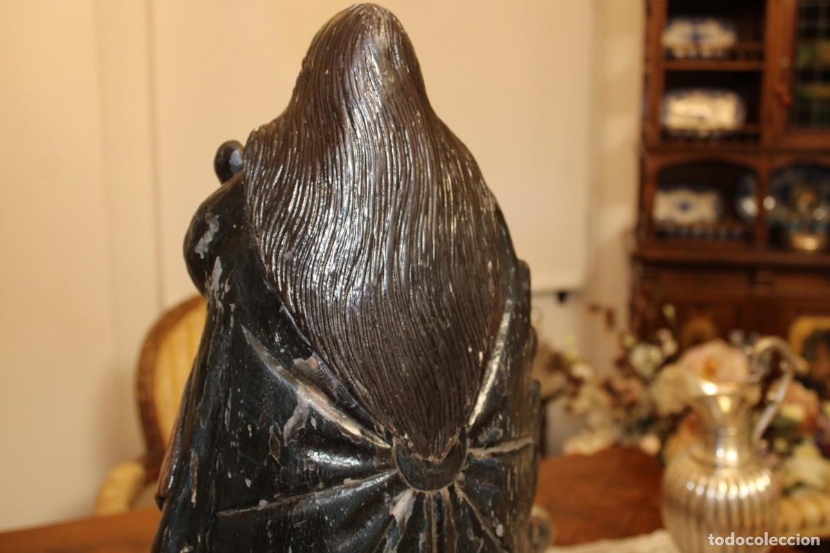 Antig&uuml;edades: TALLA DE LA VIRGEN,SIGLO XIX - Foto 9