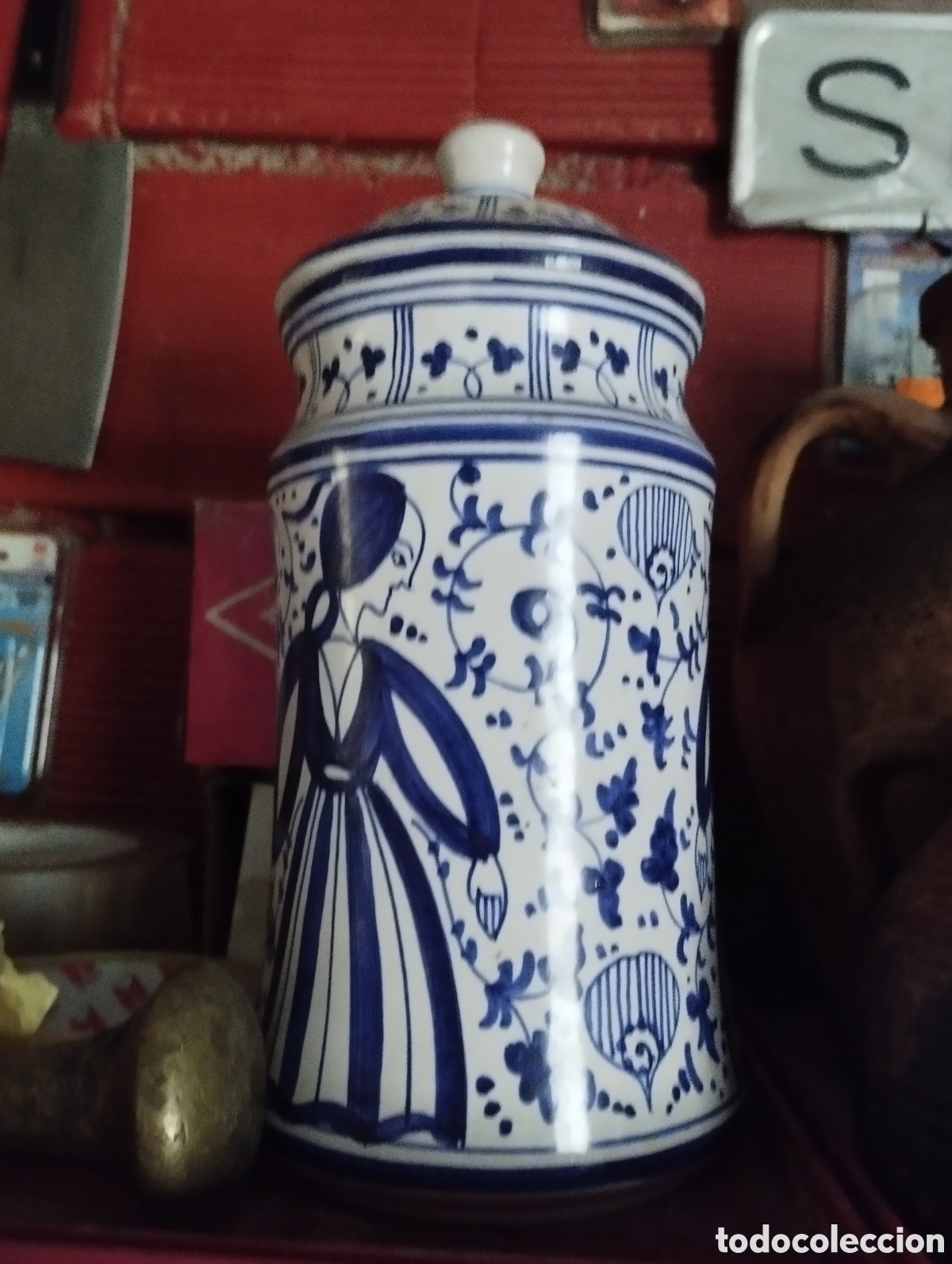 Antig&uuml;edades: Bote cer&aacute;mica - Foto 2