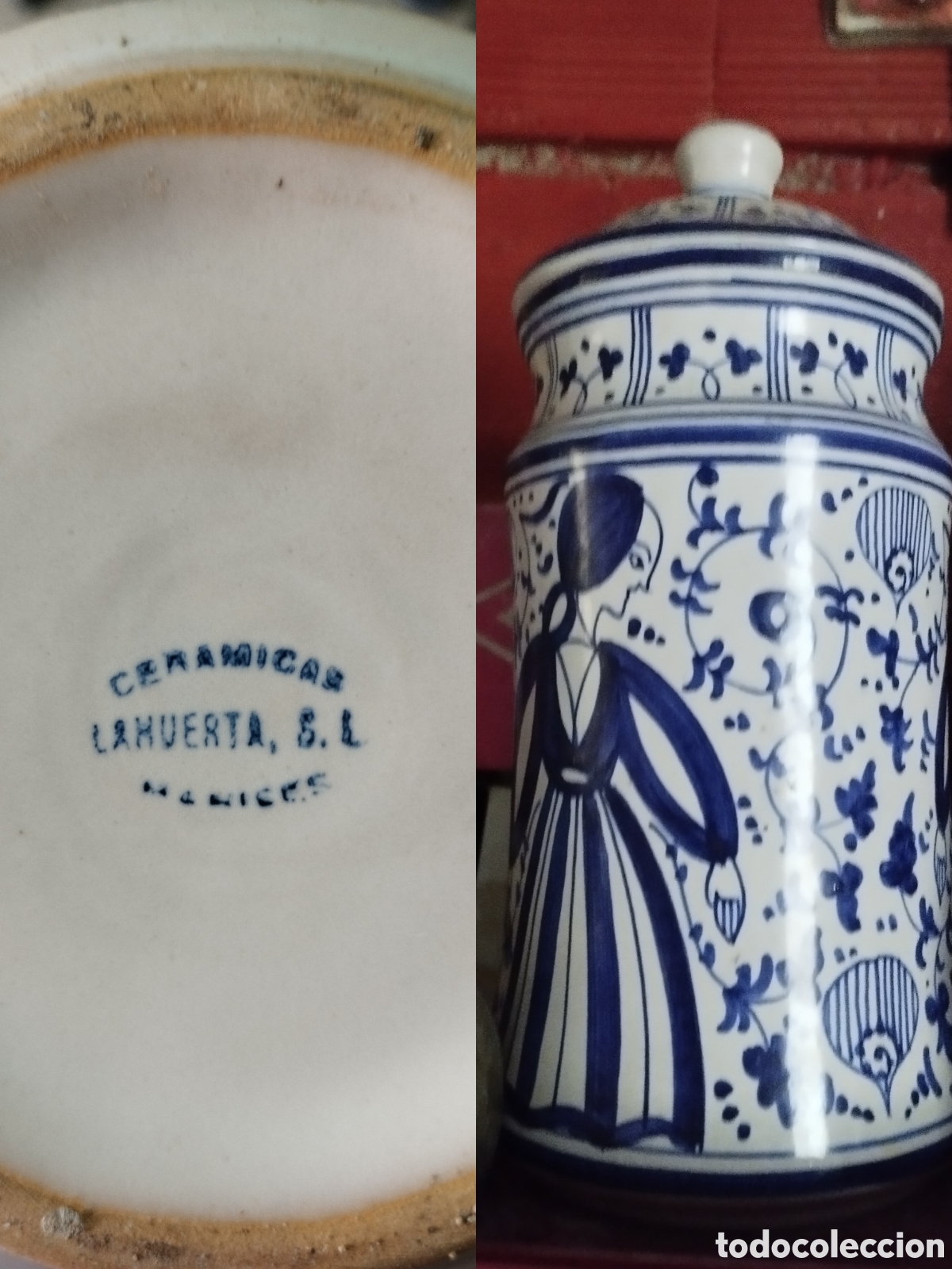 Antig&uuml;edades: Bote cer&aacute;mica - Foto 1