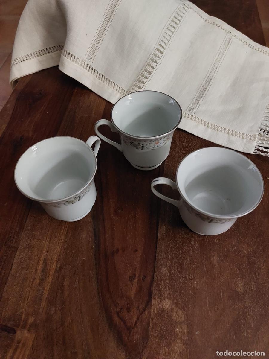 Antig&uuml;edades: 3 tazas Porcelana china - Foto 3