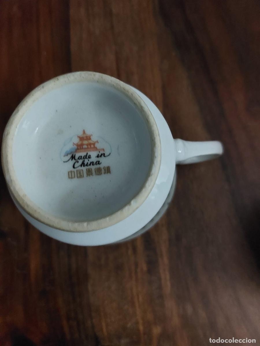 Antig&uuml;edades: 3 tazas Porcelana china - Foto 4