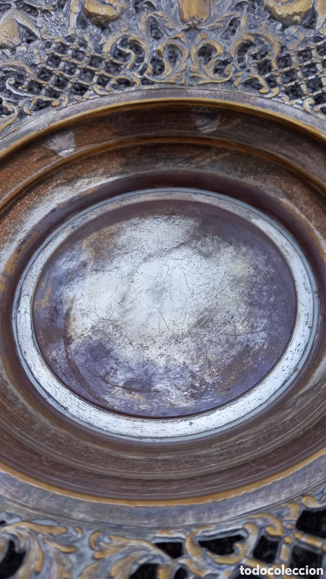 Antig&uuml;edades: Bandeja frutero labrada - Foto 6
