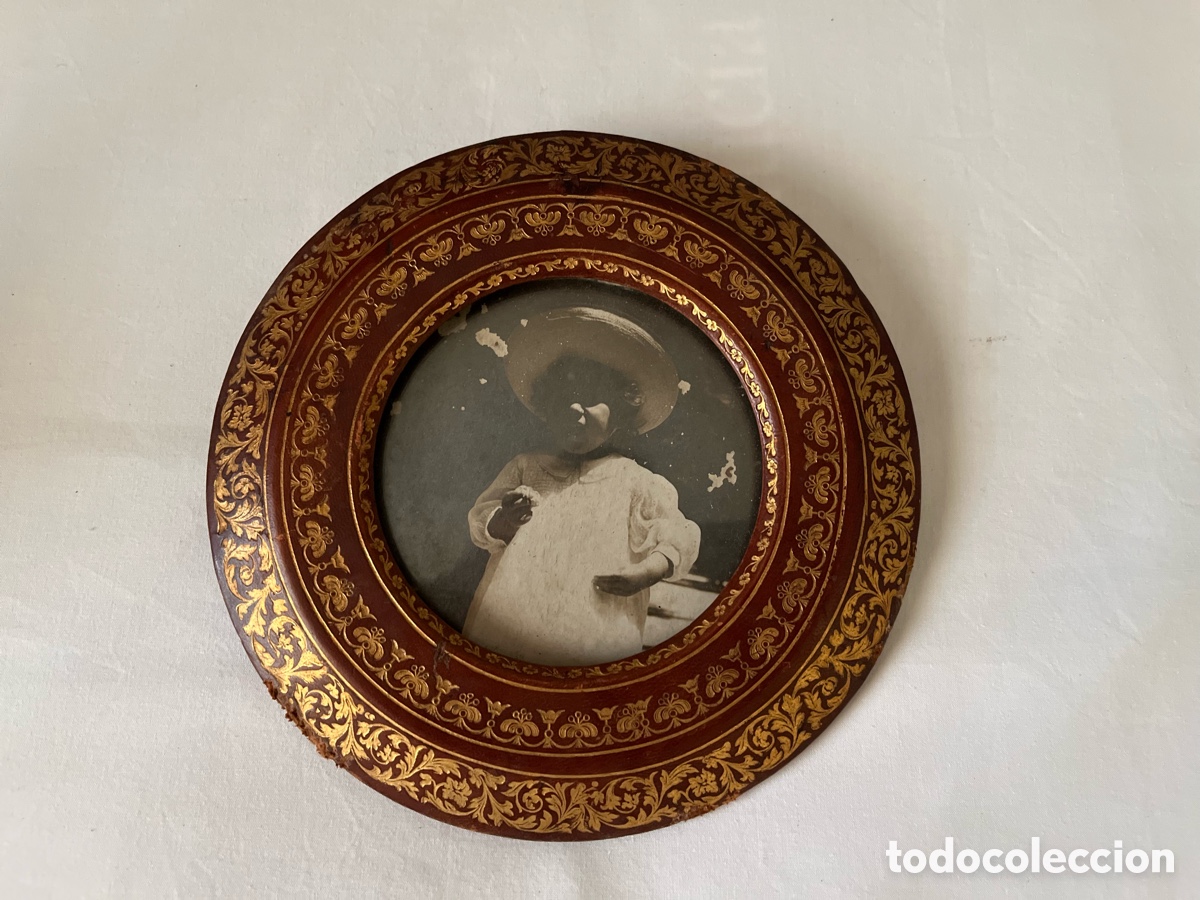 Antig&uuml;edades: Marco antiguo brocado - Foto 2