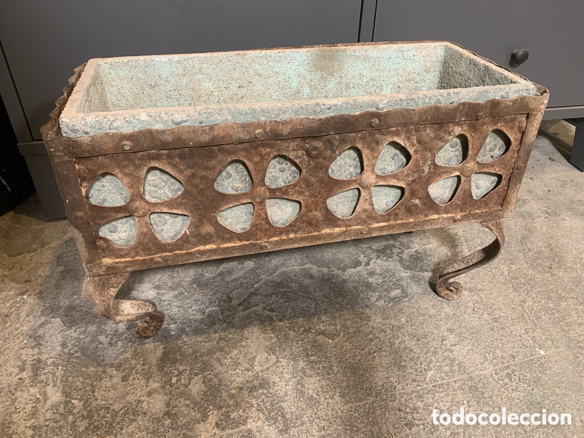 Antig&uuml;edades: 01_ macetero jardinera - Foto 2