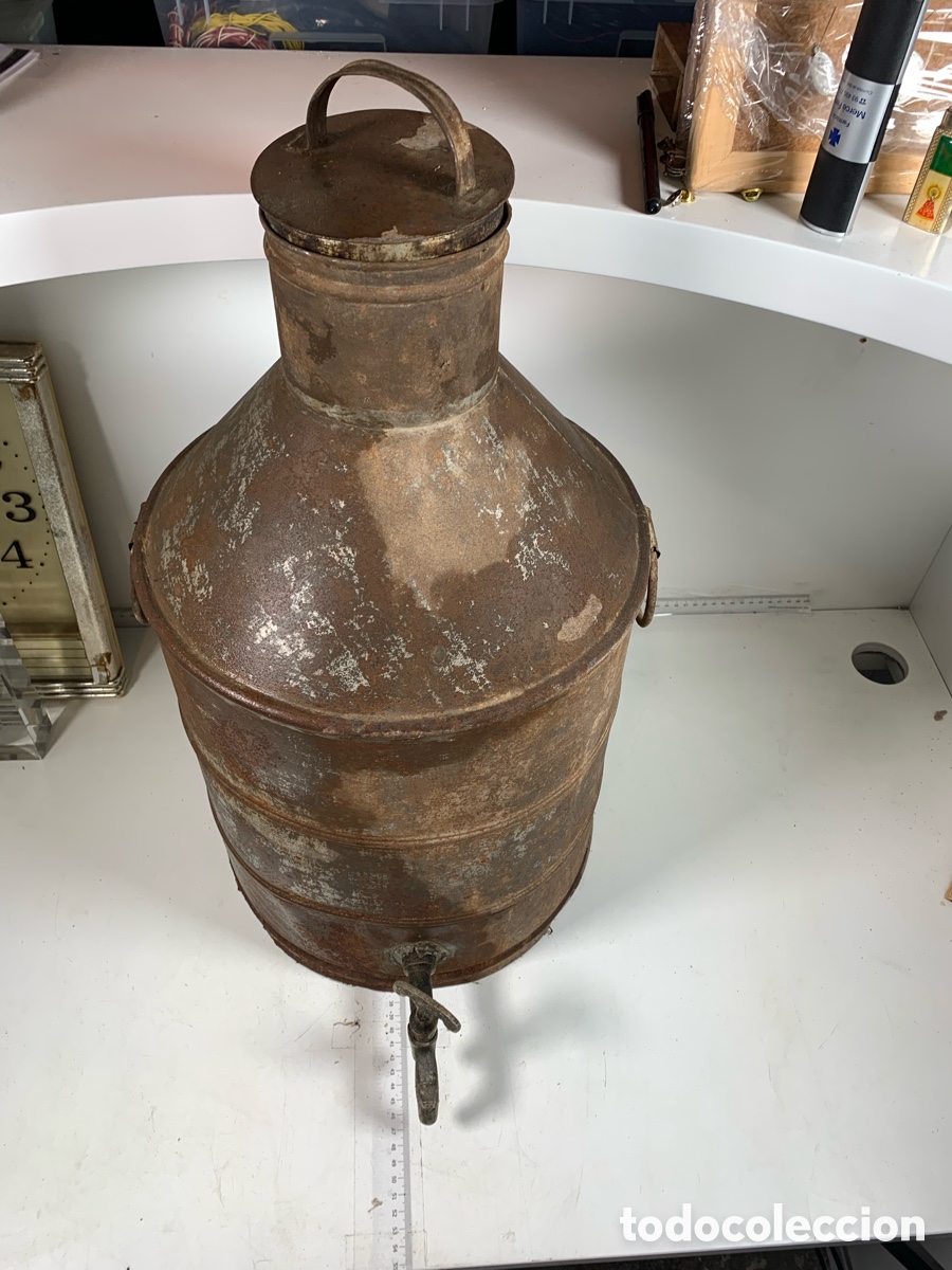 Antig&uuml;edades: 01_ Bid&oacute;n de aceite Zafra - Foto 2