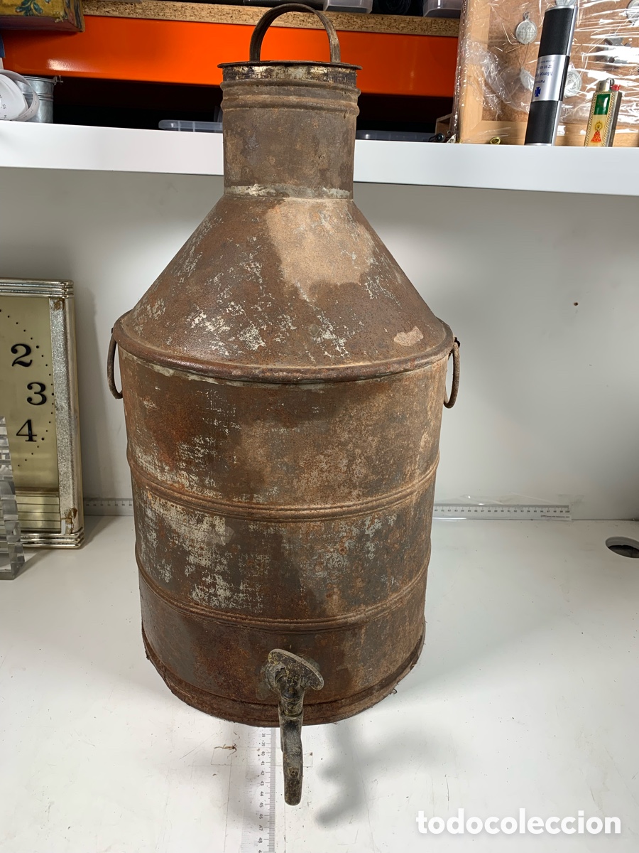 Antig&uuml;edades: 01_ Bid&oacute;n de aceite Zafra - Foto 3