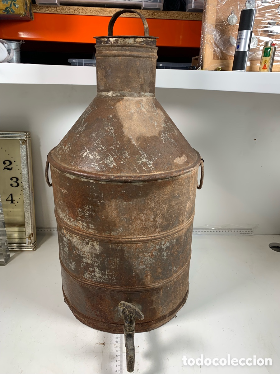 Antig&uuml;edades: 01_ Bid&oacute;n de aceite Zafra - Foto 4