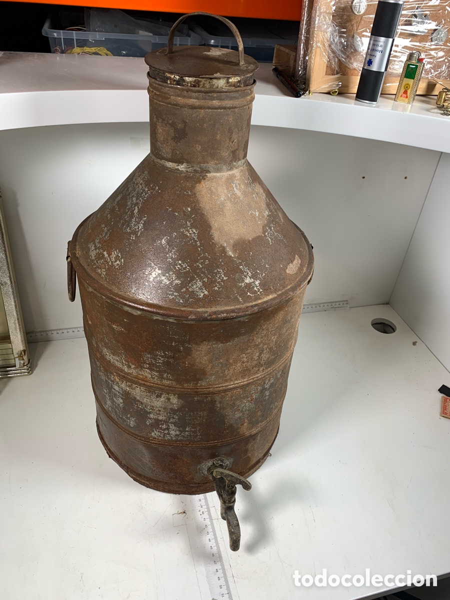 Antig&uuml;edades: 01_ Bid&oacute;n de aceite Zafra - Foto 1