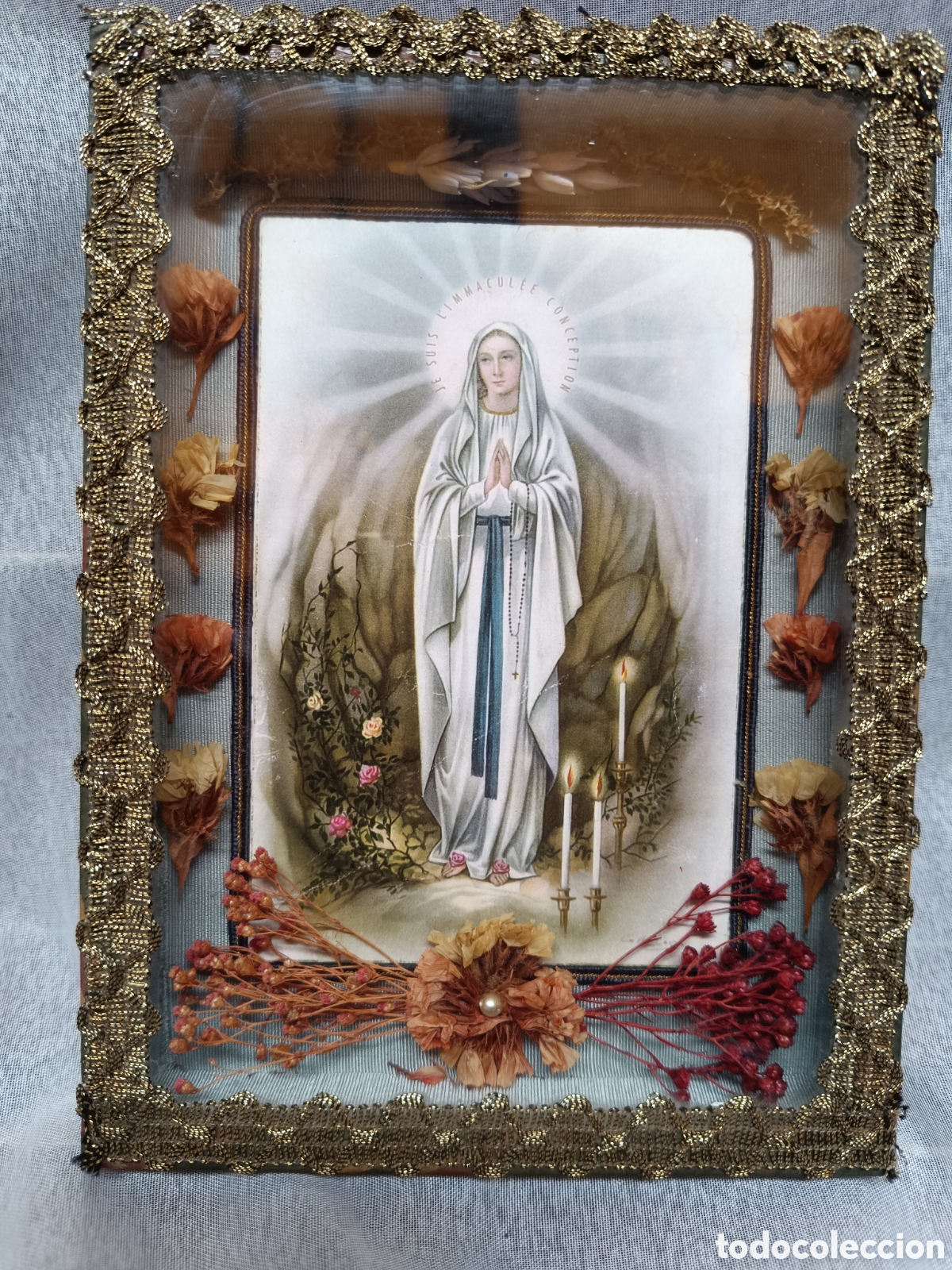 Antig&uuml;edades: Escapulario Virgen de Fatima - Foto 1