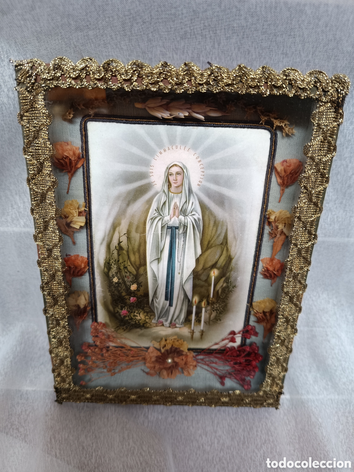 Antig&uuml;edades: Escapulario Virgen de Fatima - Foto 3