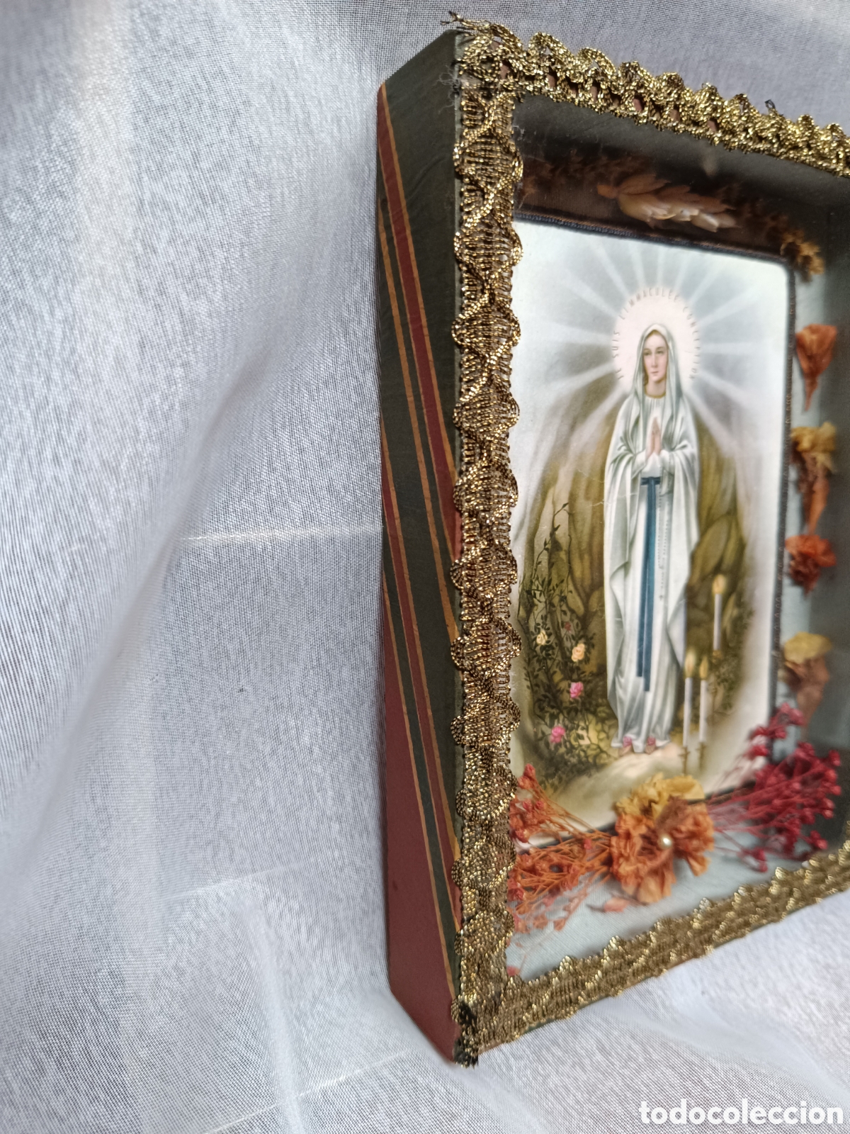 Antig&uuml;edades: Escapulario Virgen de Fatima - Foto 4