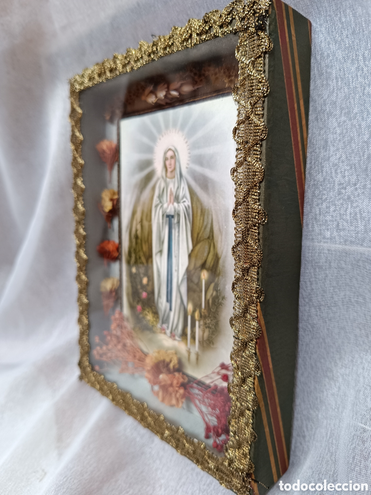 Antig&uuml;edades: Escapulario Virgen de Fatima - Foto 5