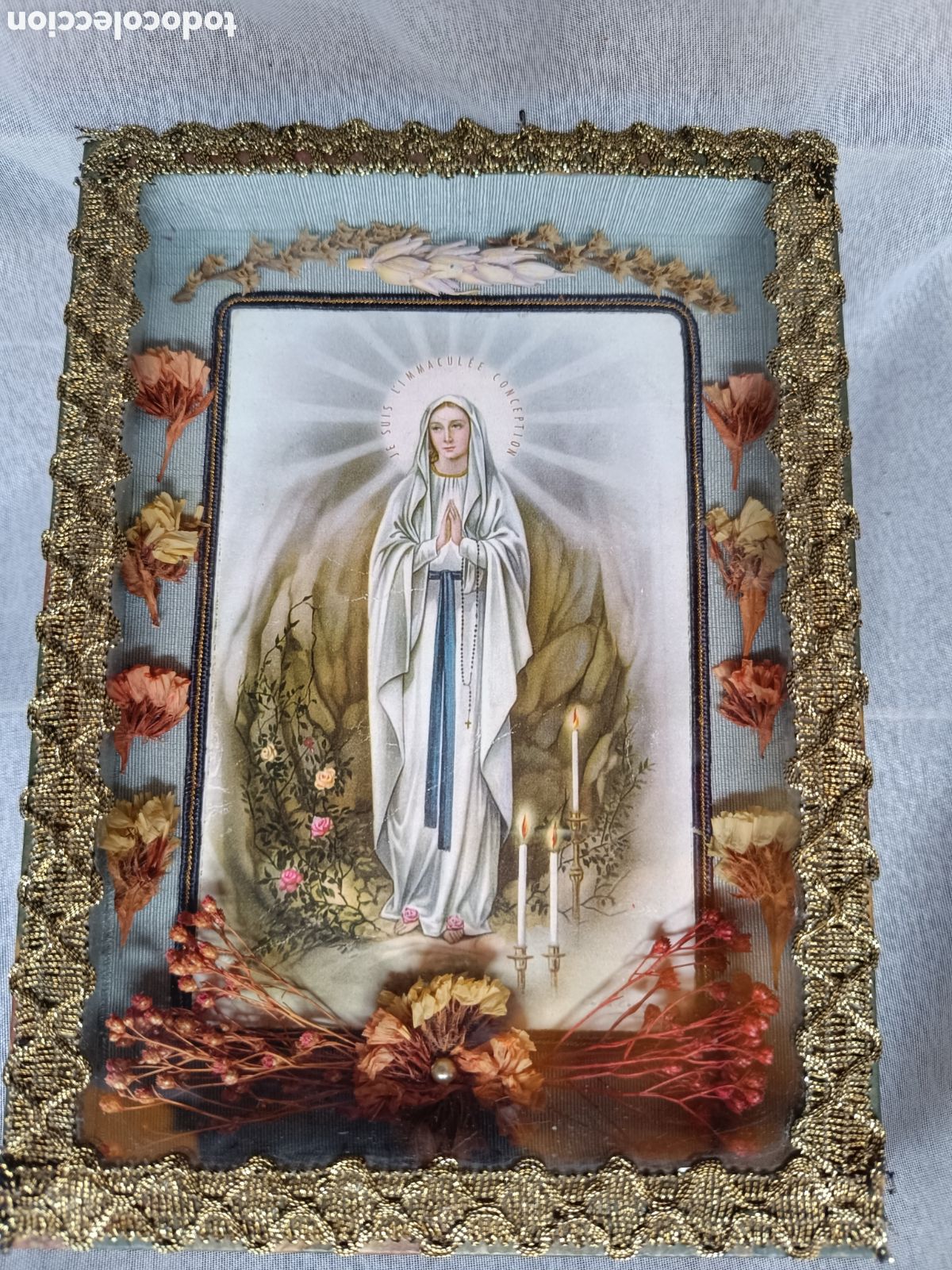 Antig&uuml;edades: Escapulario Virgen de Fatima - Foto 8
