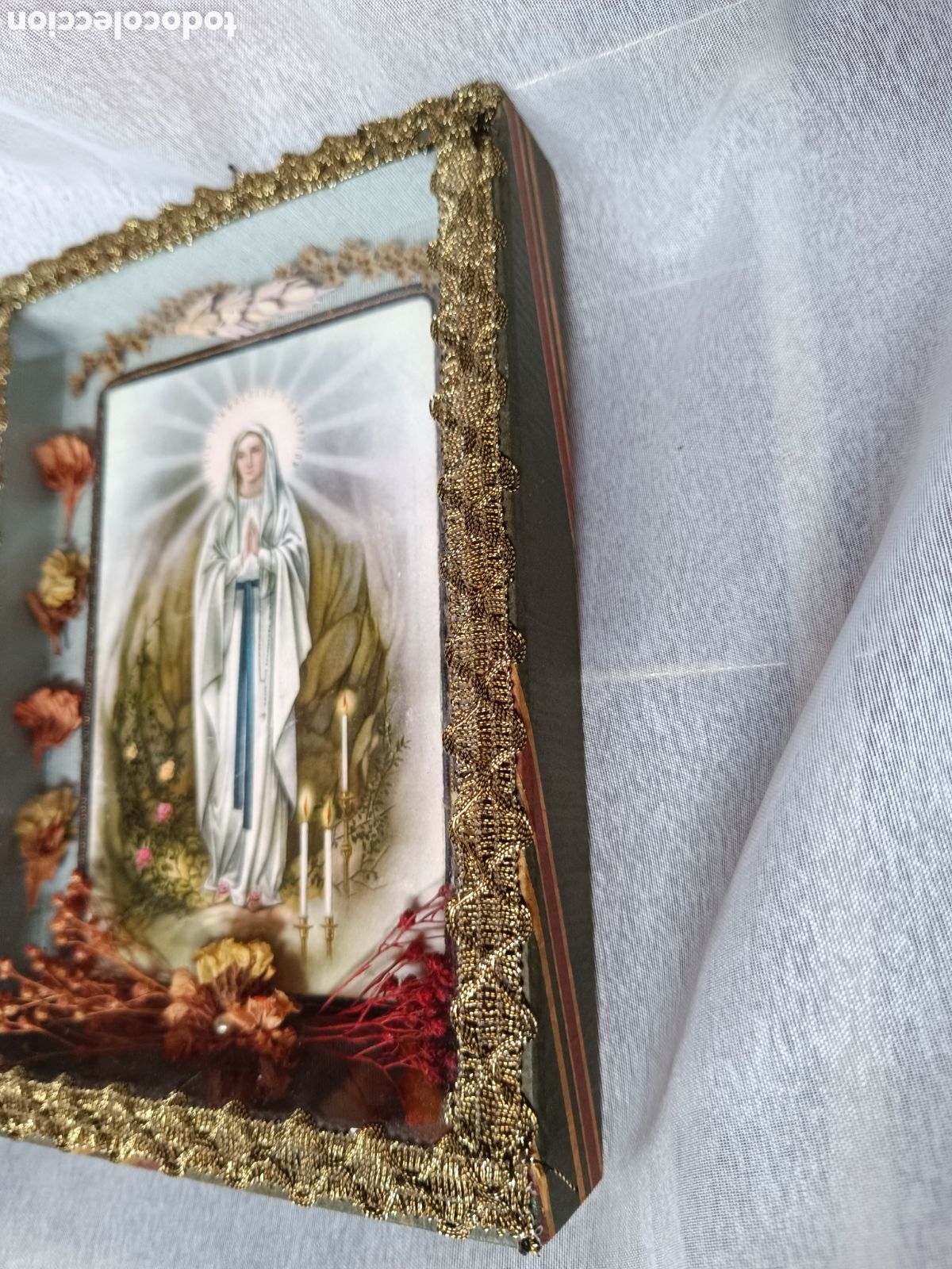 Antig&uuml;edades: Escapulario Virgen de Fatima - Foto 12