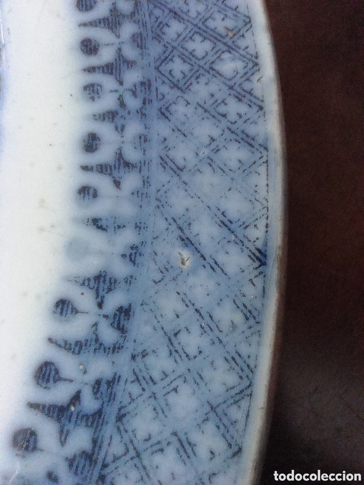 Antig&uuml;edades: Plato Blue Willow s. XVIII - Foto 15