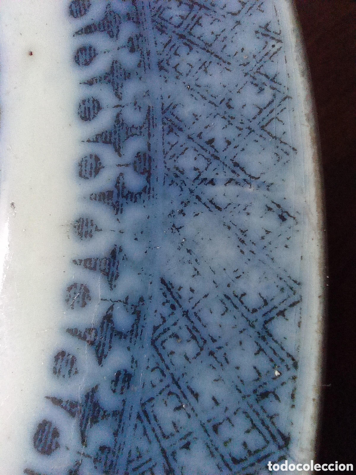 Antig&uuml;edades: Plato Blue Willow s. XVIII - Foto 14
