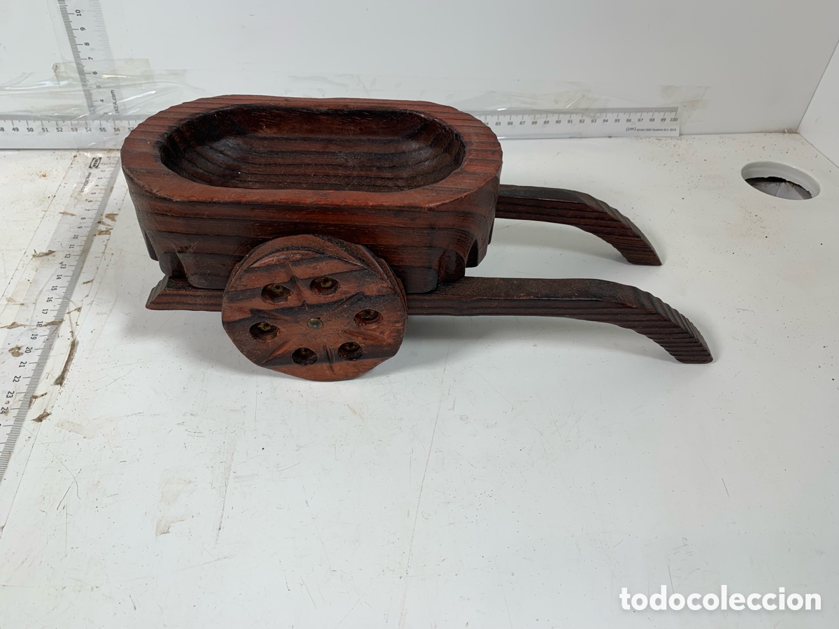 Antig&uuml;edades: 01_ Carro de madera - Foto 1