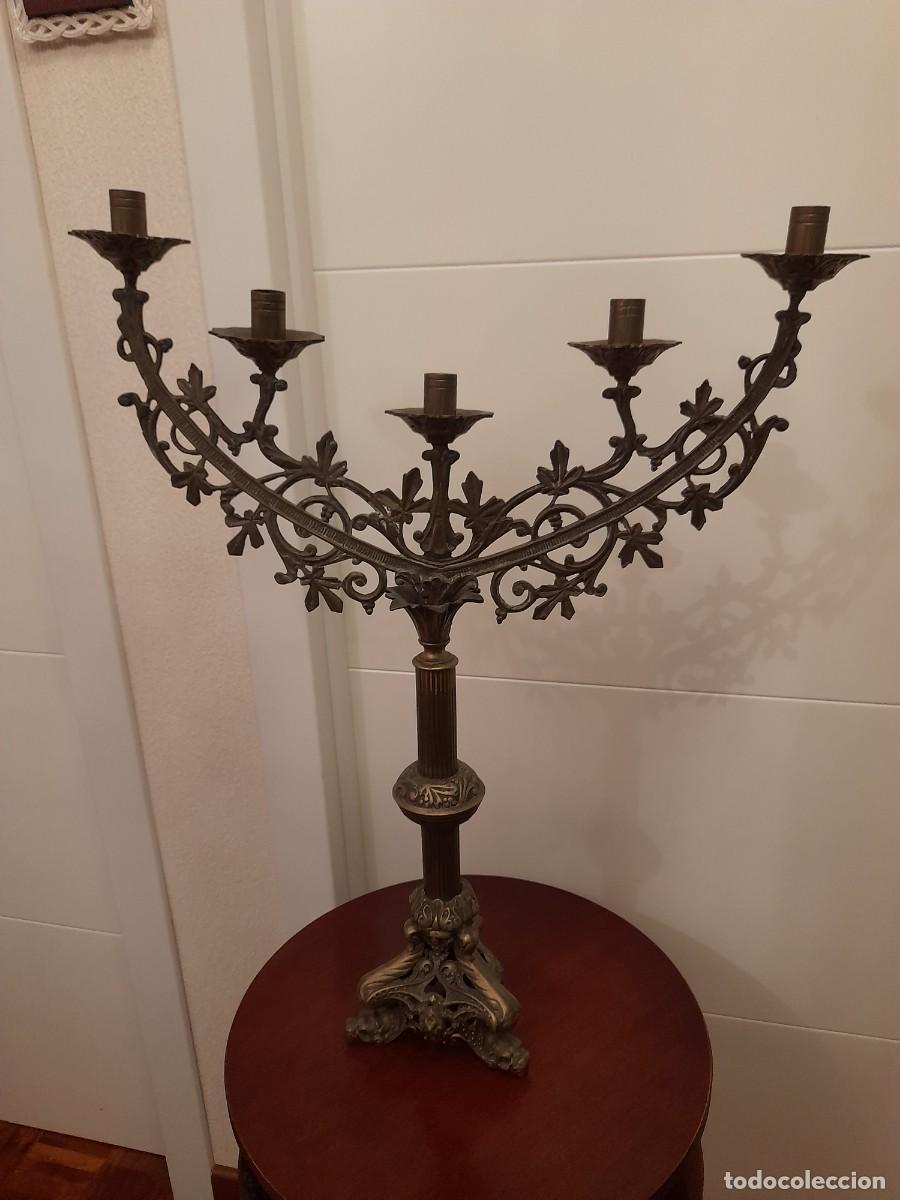 Antig&uuml;edades: Candelabro de Iglesia - Foto 3