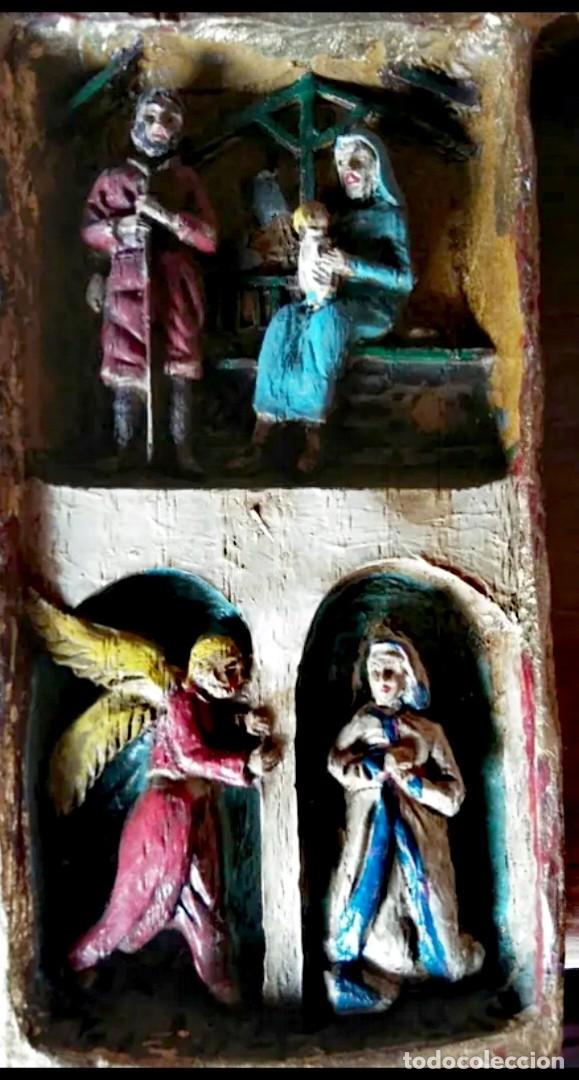 Antig&uuml;edades: Cruz tallada vida Jes&uacute;s - Foto 3