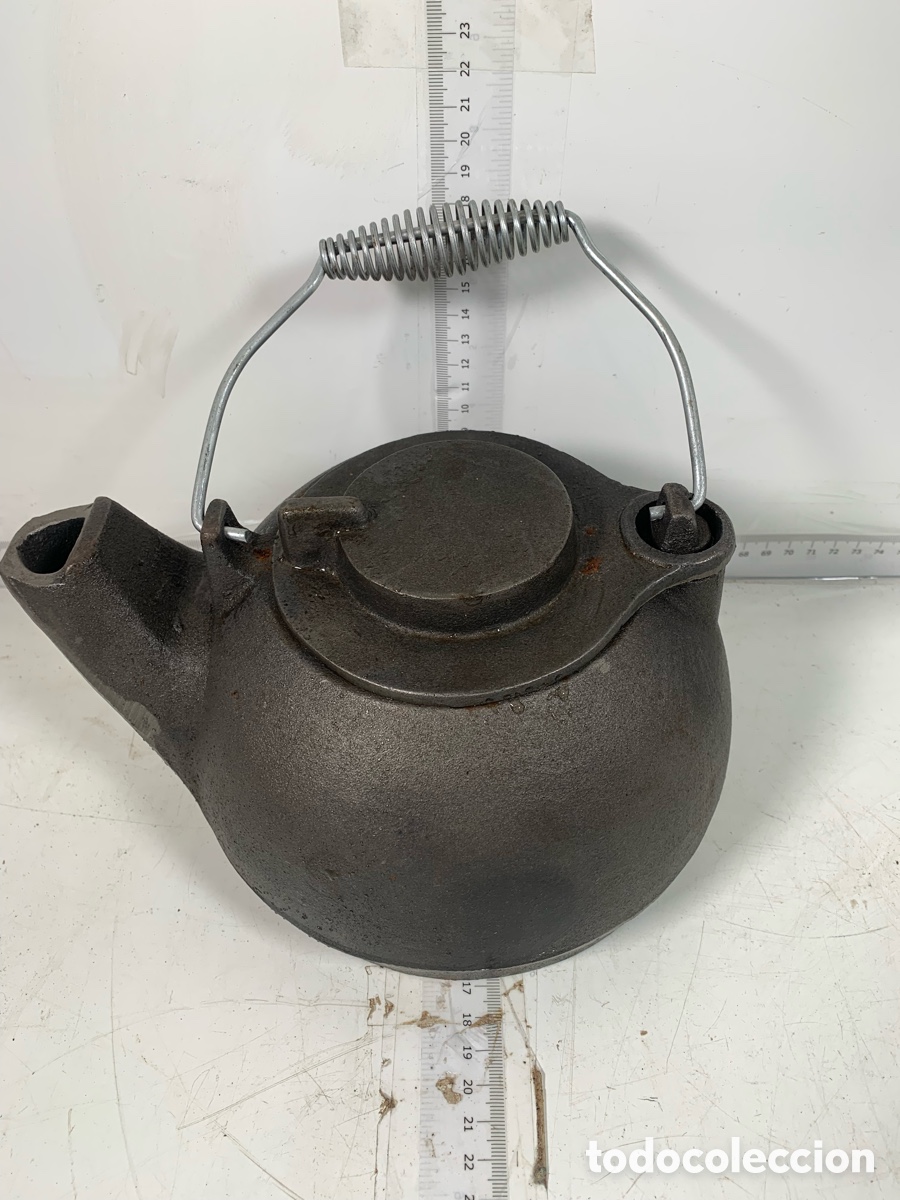 Antig&uuml;edades: 01_Tetera de hierro - Foto 4