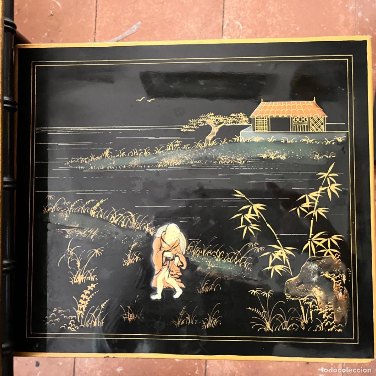 Antig&uuml;edades: Mesa nido oriental - Foto 8