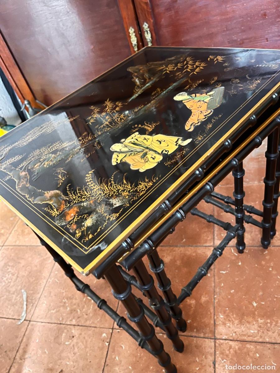 Antig&uuml;edades: Mesa nido oriental - Foto 1