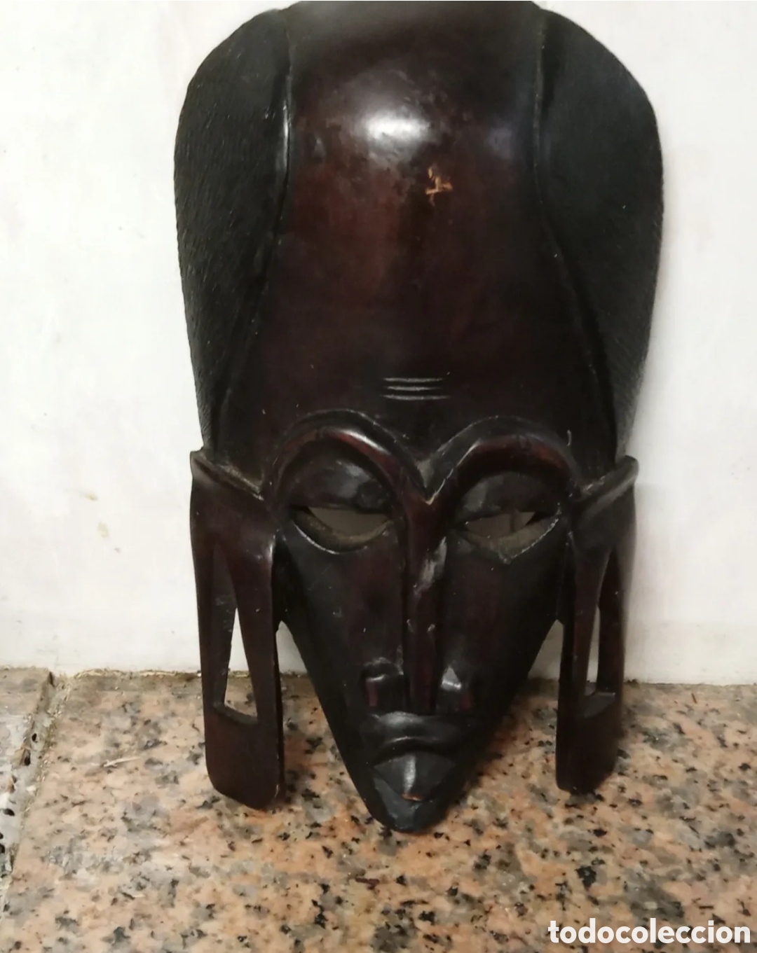 Antig&uuml;edades: M&aacute;scara de madera - Foto 1