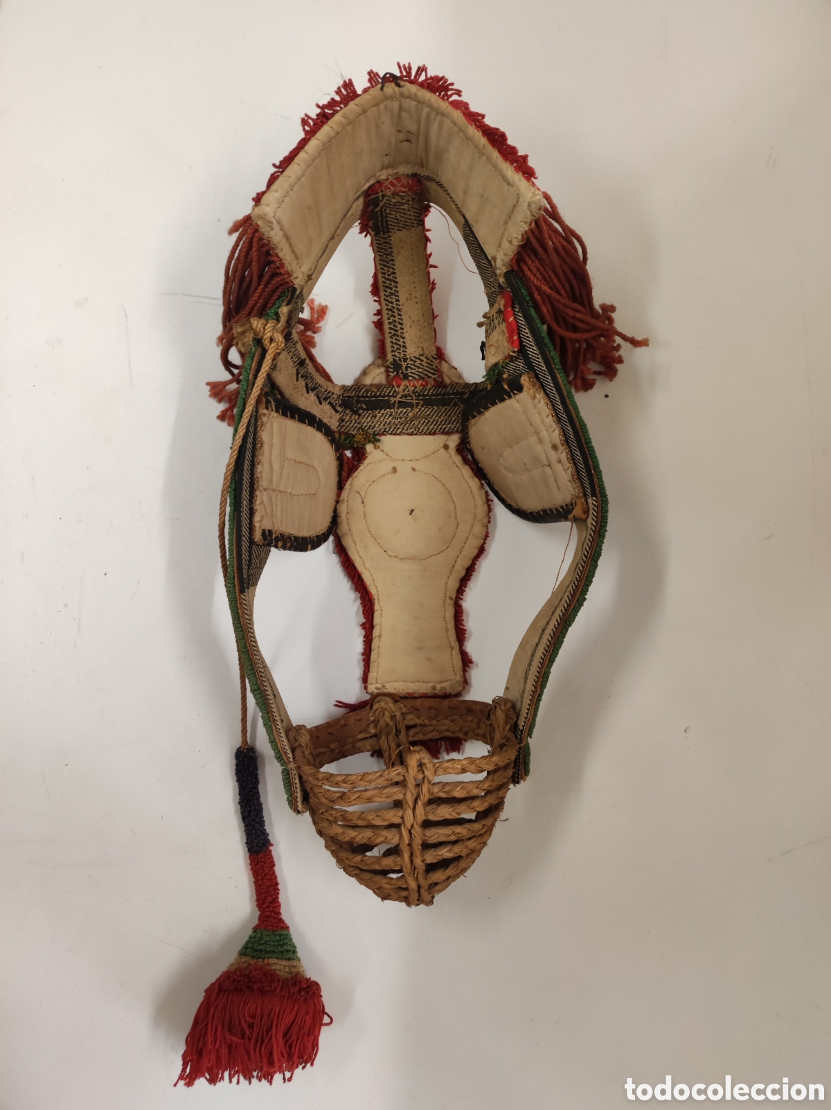 Antig&uuml;edades: Colorida Cabezada Burro - Foto 6