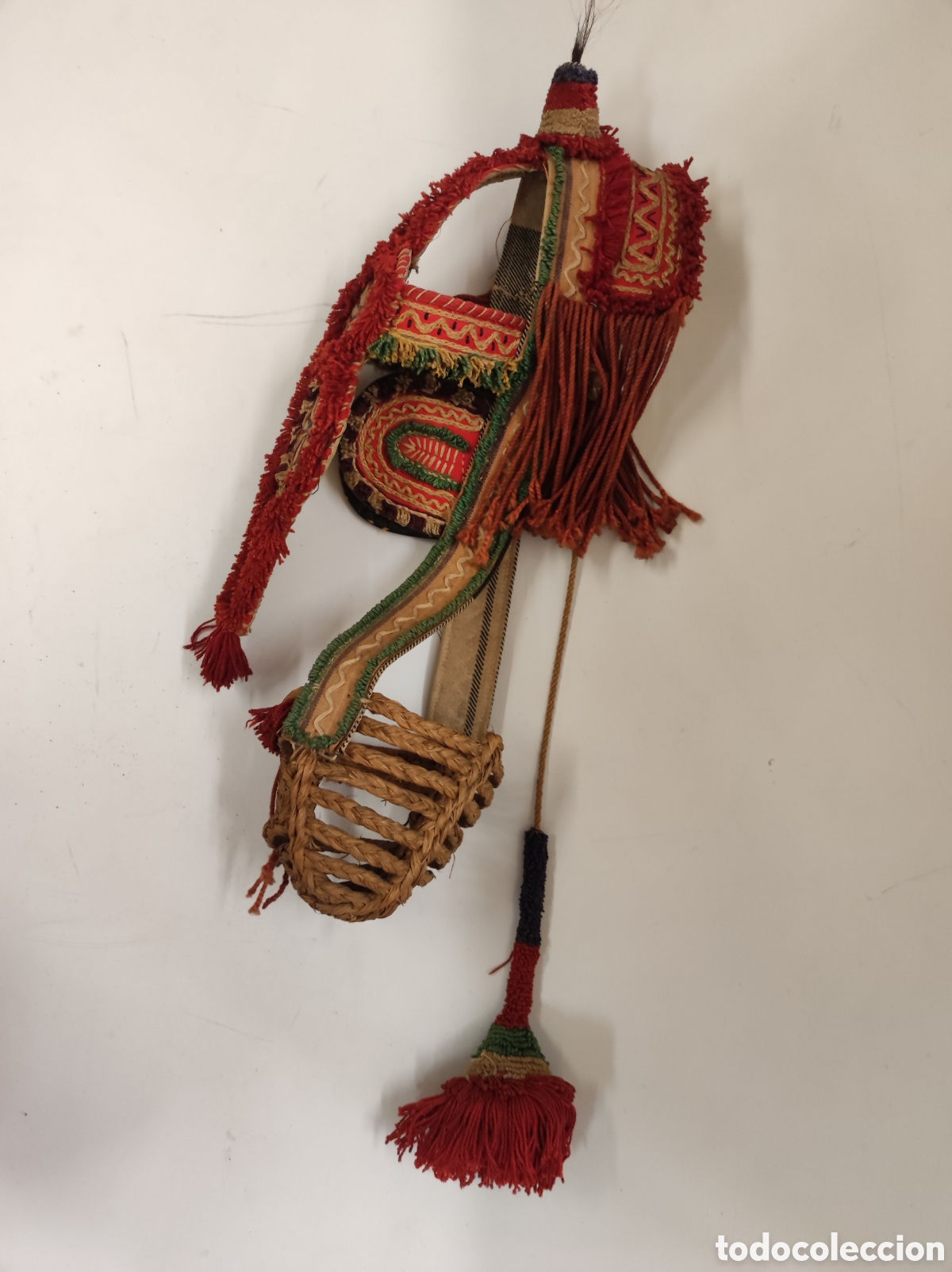 Antig&uuml;edades: Colorida Cabezada Burro - Foto 1