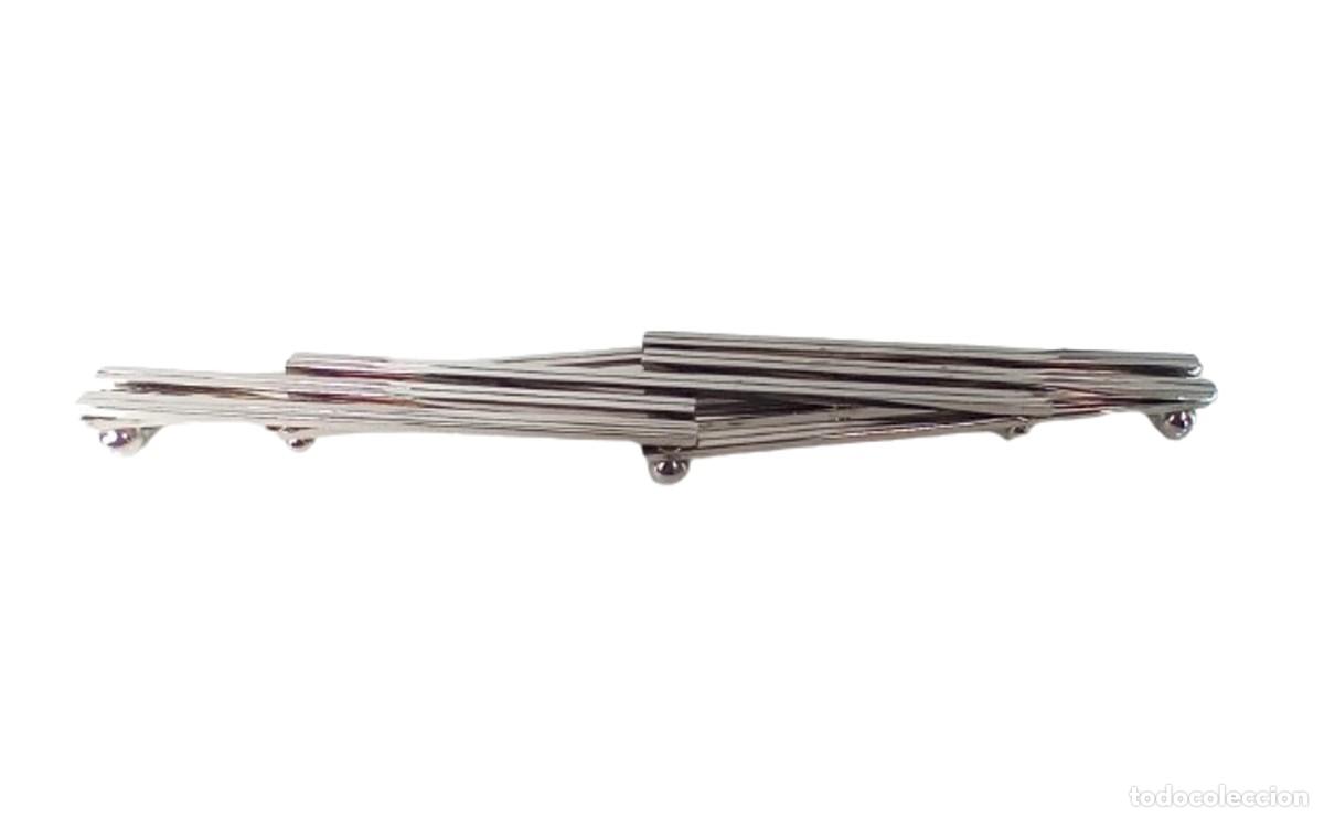 Antig&uuml;edades: Salva mantel extensible plateado - Foto 5