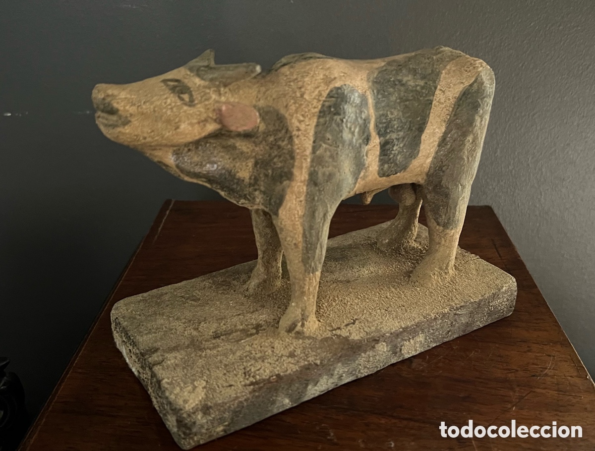 Antig&uuml;edades: Maqueta representando una vaca - Foto 2