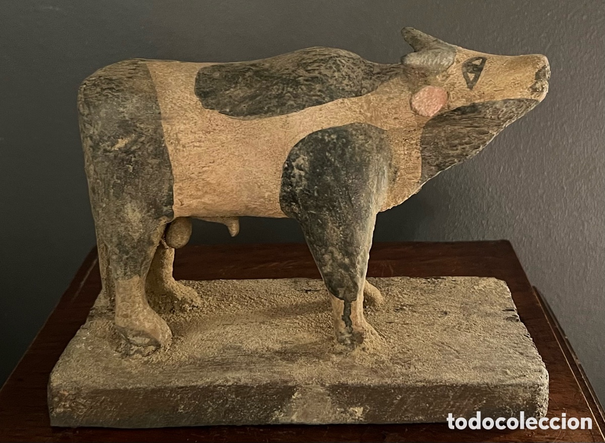 Antig&uuml;edades: Maqueta representando una vaca - Foto 4